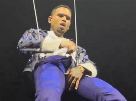 chris brown dickpic|Chris Browns Bulge Sends Fans Into a Frenzy After